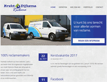 Tablet Screenshot of krektdijksma.nl